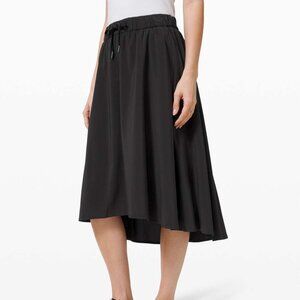 Lululemon Time to Flounce Skirt Black - size 2